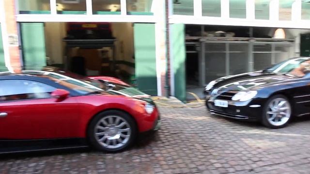 Millionaire cleans and parks his Bugatti Veyron and Mclaren SLR смотреть онлайн