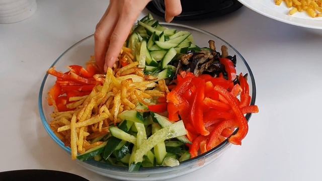 Такой Салат Часто готовлю Весной и Летом! Салат из Баклажанов смотреть онлайн