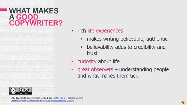 What is Copywriting? | Session 1 SMU 102: Digital Copywriting Unit