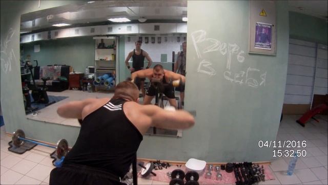 Ruks Gym Плечи. Махи с гантелями на задние дельты, лёжа на скамье под углом 30 градусов