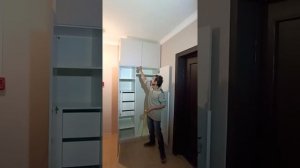 шкаф в прихожей в доме П 44