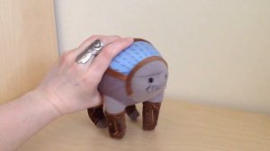 Mass Effect talking Elcor plushie