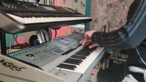 Yamaha MODX 7-Voices/Ketron Audya 5. Стиль Acid House  - Bass, Live Gitar,Audio Drums Natural!