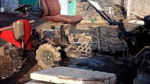 Переделал подъемный механизм на модуле мотоблока