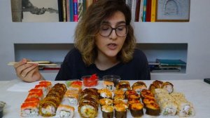 Origami Sush / Роллы едят вилкой?  #sushi #roll #delivery #food #суши
