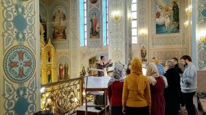 Третий антифон "Блаженны" (Г.Н Лапаев). Регент Екатерина Артюхова.