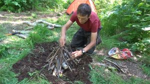 Костер в походе (видеоурок для юных туристов)