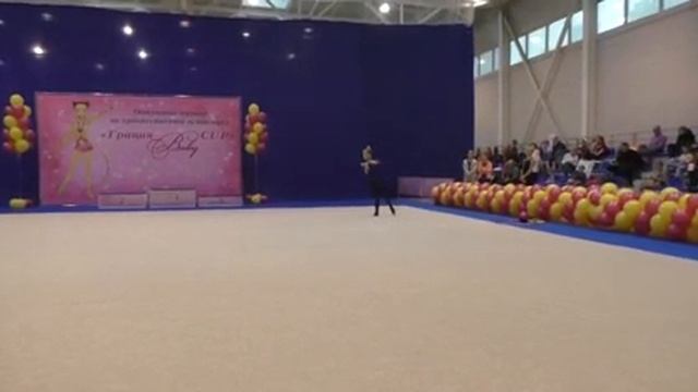 Соловьева Агата на соревнованиях по художественной гимнастике в МИТХТ 17-18 октября 2020 г. смотреть онлайн