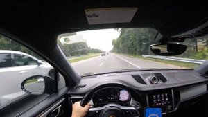 0-100 Porsche Macan Turbo 2017 acceleration dragy / Порше Макан Турбо замер разгона 0-100 км/ч