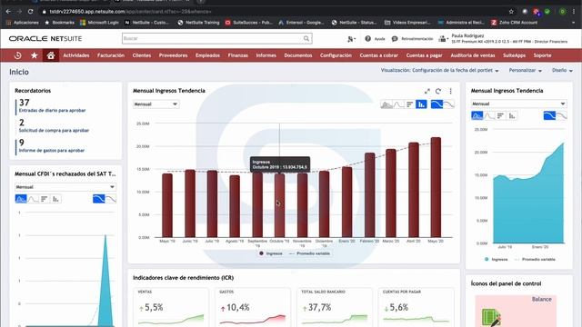 Introducción a NetSuite - Cap 1: Navegación por el Dashboard - Entersol México - Demo NetSuite смотреть онлайн