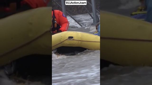 Flooded Streets leads to Water Rescues #sandiego #california #flood #rescue