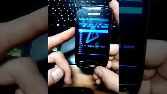 Сброс пароля, полный сброс настроек Samsung Galaxy Mini GT-S5570 смотреть онлайн