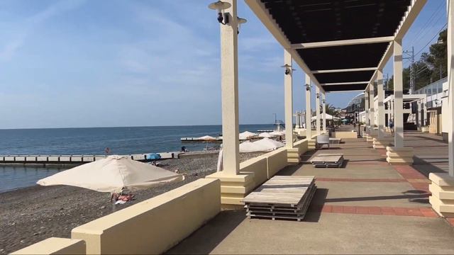ПЛЯЖ САНАТОРИЙ «ЗЕЛЁНАЯ РОЩА» #СОЧИ 2023 🌴 СЕНТЯБРЬ /  ПОЛНЫЙ ОБЗОР