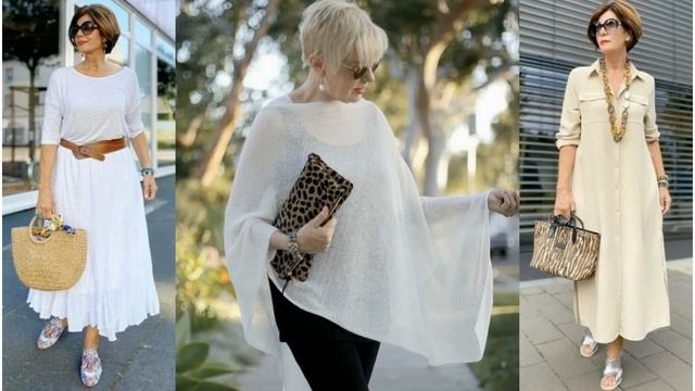 МОДНЫЕ ОБРАЗЫ ДЛЯ ОТПУСКА И НА КАЖДЫЙ ДЕНЬ ДЛЯ ЖЕНЩИН 50+ 55+ 65+ смотреть онлайн