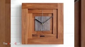 80+ DIY Wooden Wall Clock ideas