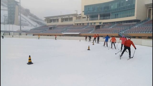 Подготовка к школе  Лыжная подготовка Двухшажный коньковый ход