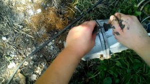 разборка насоса малыш. disassembly of the pump baby