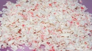 Крабовый салат без риса с огурцом