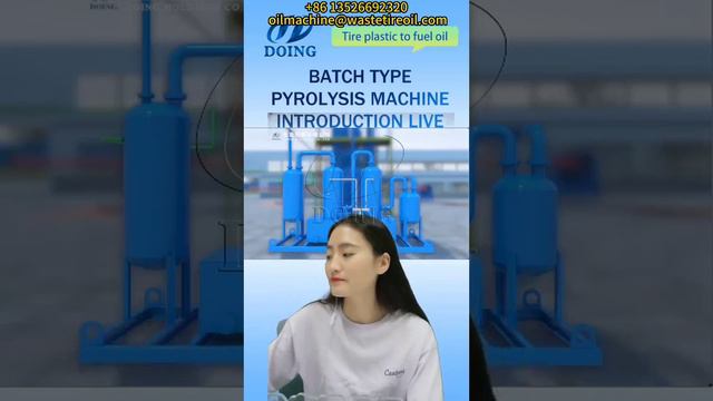 Пиролизная машина периодического действия, 3D-видео, введение - экономичный и множественный выбор смотреть онлайн