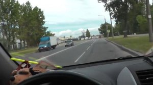 Маневры на перекрестке для сдачи экзамена в ГИБДД.