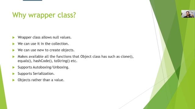 Java SE: Java Wrapper classes(Object class of primitive data types) and Autoboxing/Unboxing