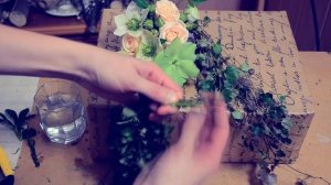 Флористика. Оформление подарка (Мастеркласс) FLOWER  gift box ( Floral lessons)