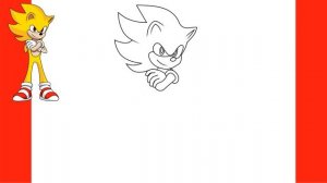 How to Draw Super Sonic