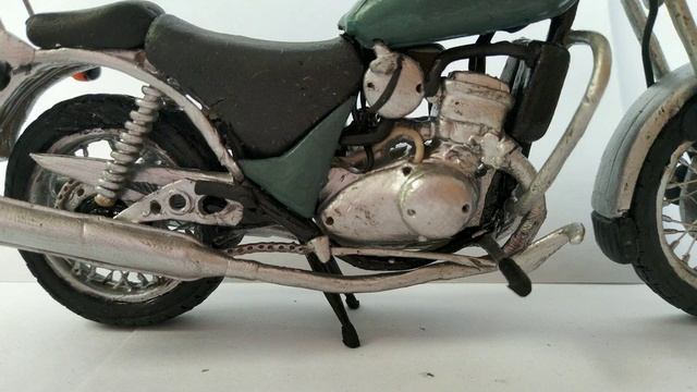 Мотоцикл Иж юнкер из пластилина смотреть онлайн