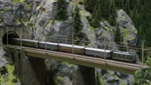 Железнодорожный макет в масштабе Н0, Швейцария