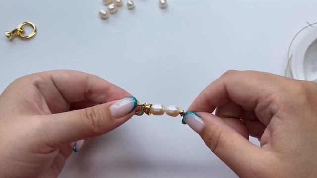 Колье из жемчуга и цепи своими руками Серьги с барочным жемчугом Украшения Для Новичков