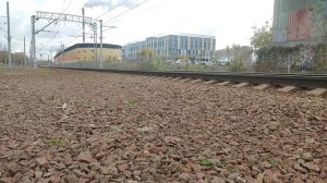 Электропоезд ЭП2Д-0213 "МЦД" сообщение Зеленоград-Крюково – Ипподром, Октябрьская холодная погода