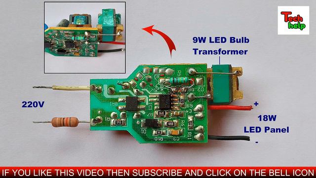 Make Any 9W LED Bulb To 18W | 9W LED Bulb को 18W कैसे बनाये | Lifetime Powerful LED Bulb Driver смотреть онлайн