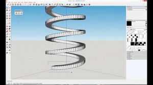 SketchUp. Как делал пружину.