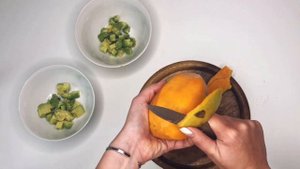 САЛАТ "МАНГО С АВОКАДО" ПРОСТОЙ РЕЦЕПТ