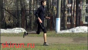 Разбор техники бега биатлониста