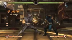 Mortal Kombat 9 - Smoke обучение + комбо