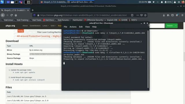 Fix "package libvpx5 is not installed" while installing VirtualBox in Kali Linux|2020.3 смотреть онлайн