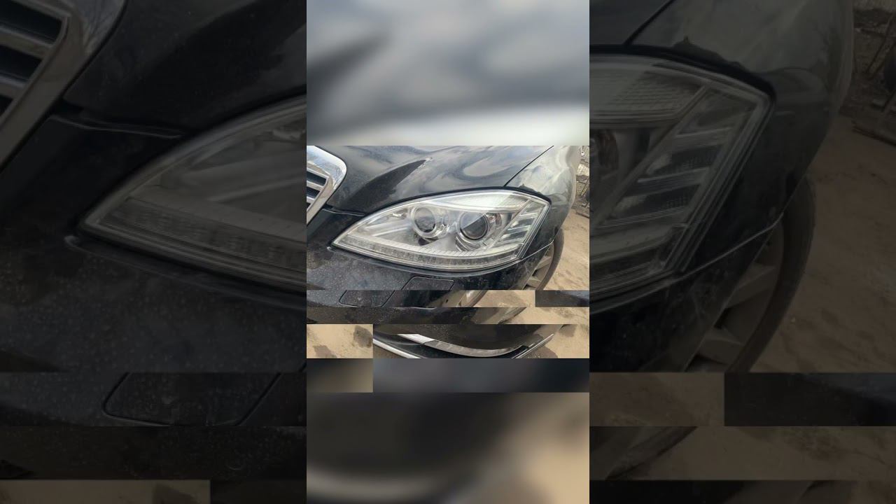Замена стекла фары мерседес 221 рестайлинг  #www.Razborcar.ru #ремонтфар #ремонтфармосква