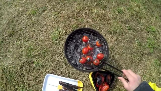 Раздача вимбы на реке Лиелупе и рыбнадзор. Рыбнадзор проверил улов. смотреть онлайн