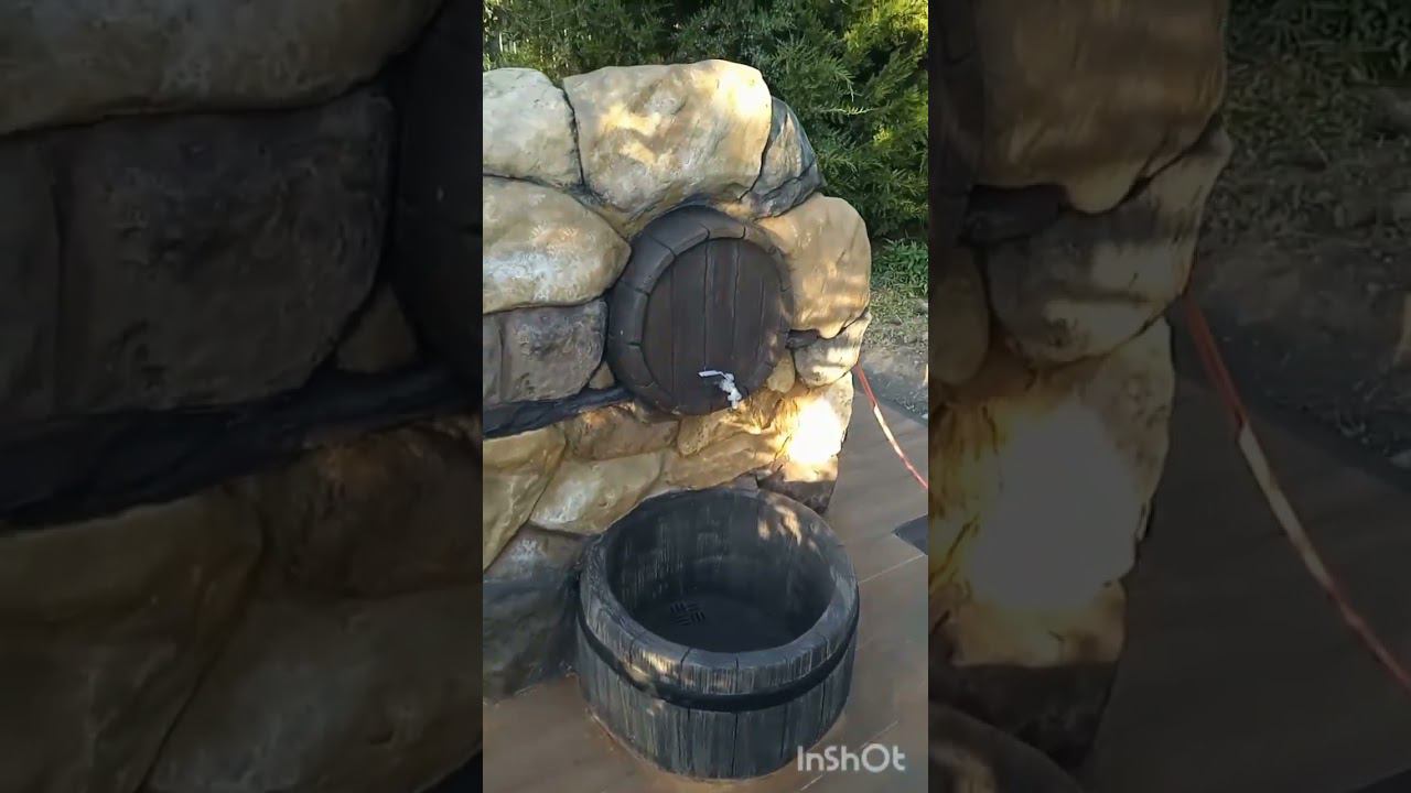 Умывальник  в  виде  бочки мастер Алексей  арт бетон. #сказочнаямастерскаяколесникова