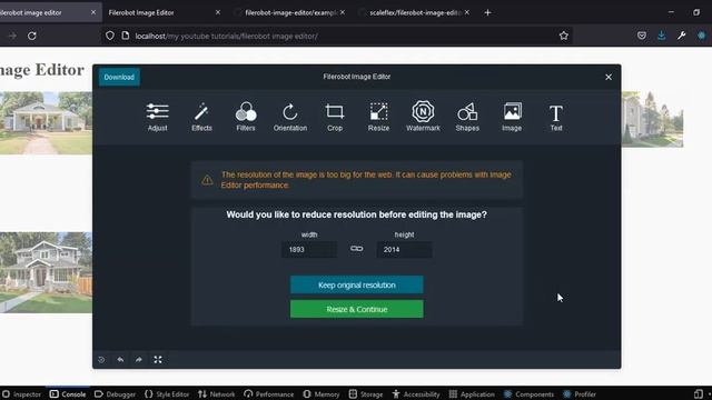 How to edit images in your website with javascript, filerobot plugin and php смотреть онлайн