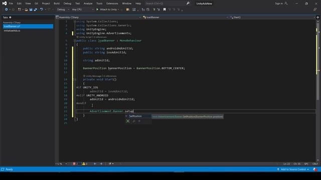 ALL NEW UNITY ADS Easy Integration for BEGINNER! 2023 UNITY GAMING SERVICES