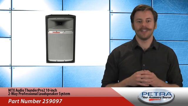 MTX Audio ThunderPro2 10-inch 2-Way Professional Loudspeaker System смотреть онлайн