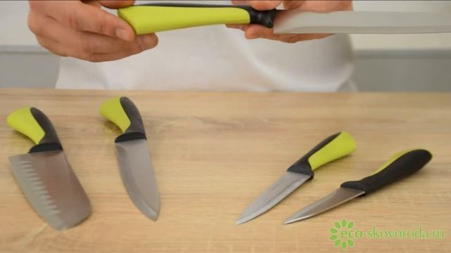 Ножи Nadoba из серии Jana - оригинальный чёрный дизайн блока смотреть онлайн