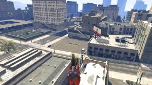 БЕЗБАШЕННЫЕ ДВОЙНЫЕ ТРЮКИ ПО ВЫСОТКАМ НА МОТОЦИКЛЕ В ГТА 5 - GTA 5 ТРЮКИ