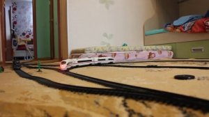Голубая стрела Железная дорога 38 39 и 50 элементов вместе часть 2
