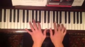 Lalala naughty boy on piano