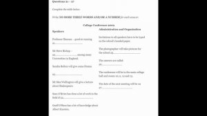 IELTS LISTENING PRACTISE TEST 2018 WITH ANSWER KEY | 18.08.2018