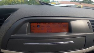 How to Manage Date and Time Settings in Citroen C5 III ( 2007 – 2017 )