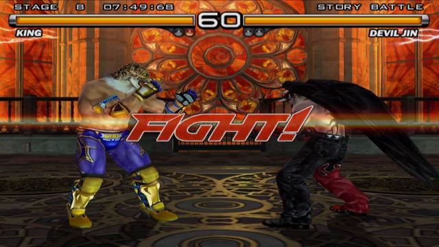 Tekken 5 - King Story Mode - PlayStation 2 Gameplay 2K 60fps